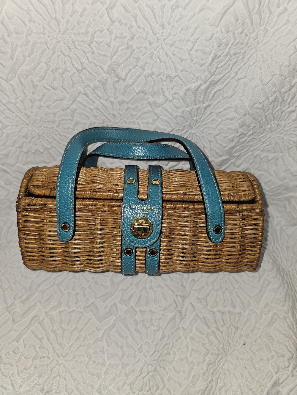 Vintage Kate Spade Wicker Mini Bag